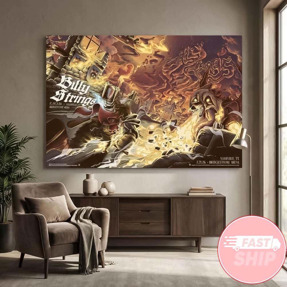 Full Shows Billy Strings Winter Tour At Bridgestone Arena Nashville February 20 21 2026 Single Event Poster Full Shows Billy Strings Winter Tour At Bridgestone Arena Nashville February 20 21 2026 Single Event Poster