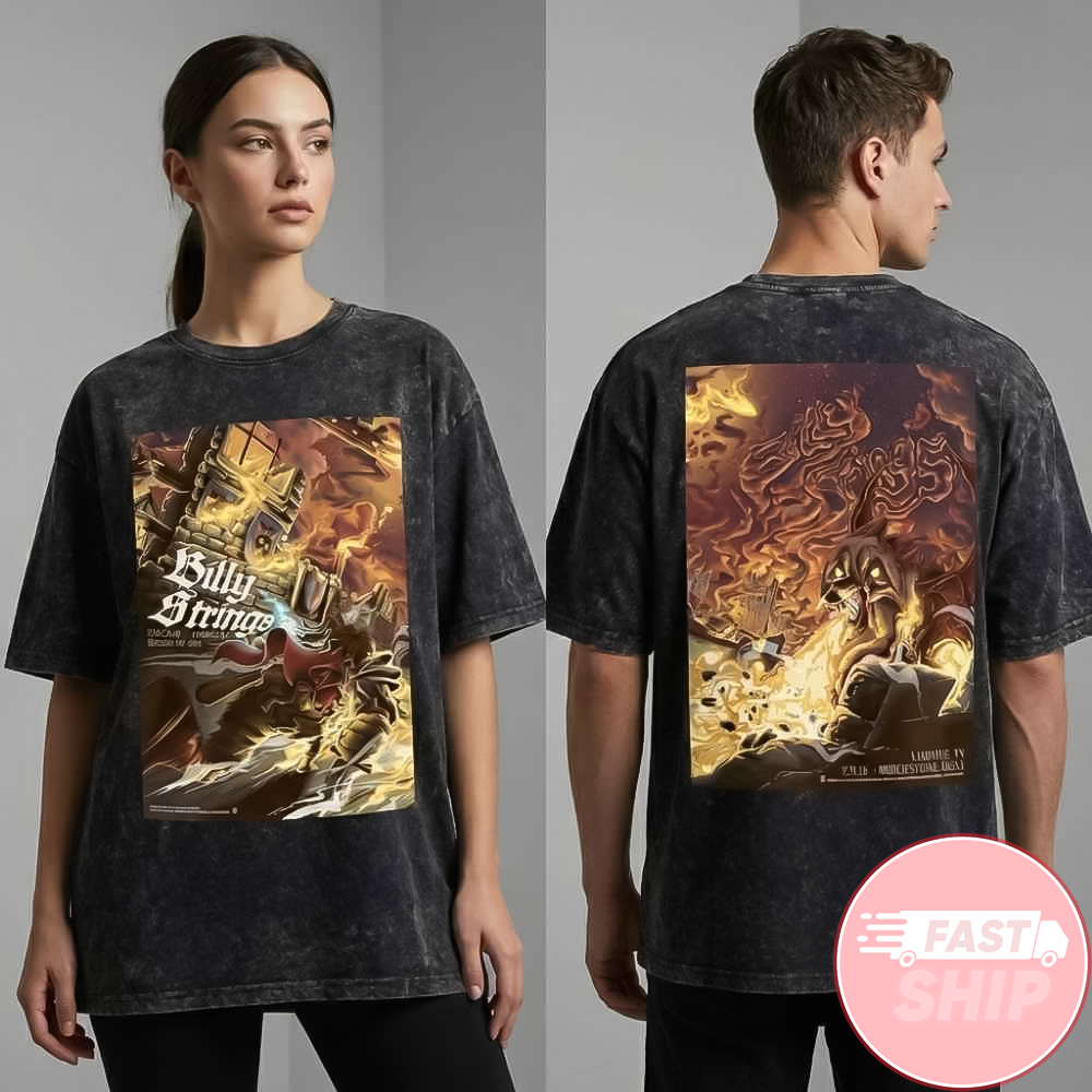 Full Shows Billy Strings Winter Tour At Bridgestone Arena Nashville February 20 21 2026 Wash T-Shirt Full Shows Billy Strings Winter Tour At Bridgestone Arena Nashville February 20 21 2026 Wash T-Shirt