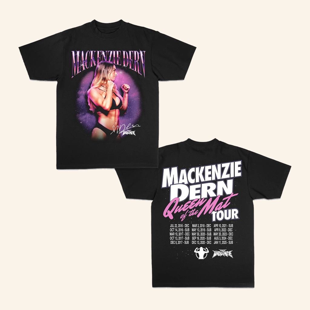 Full Violence Merch Full Violence X Mackenzie Dern Queen Of The Mat Tour Shirt Gifts For Fans