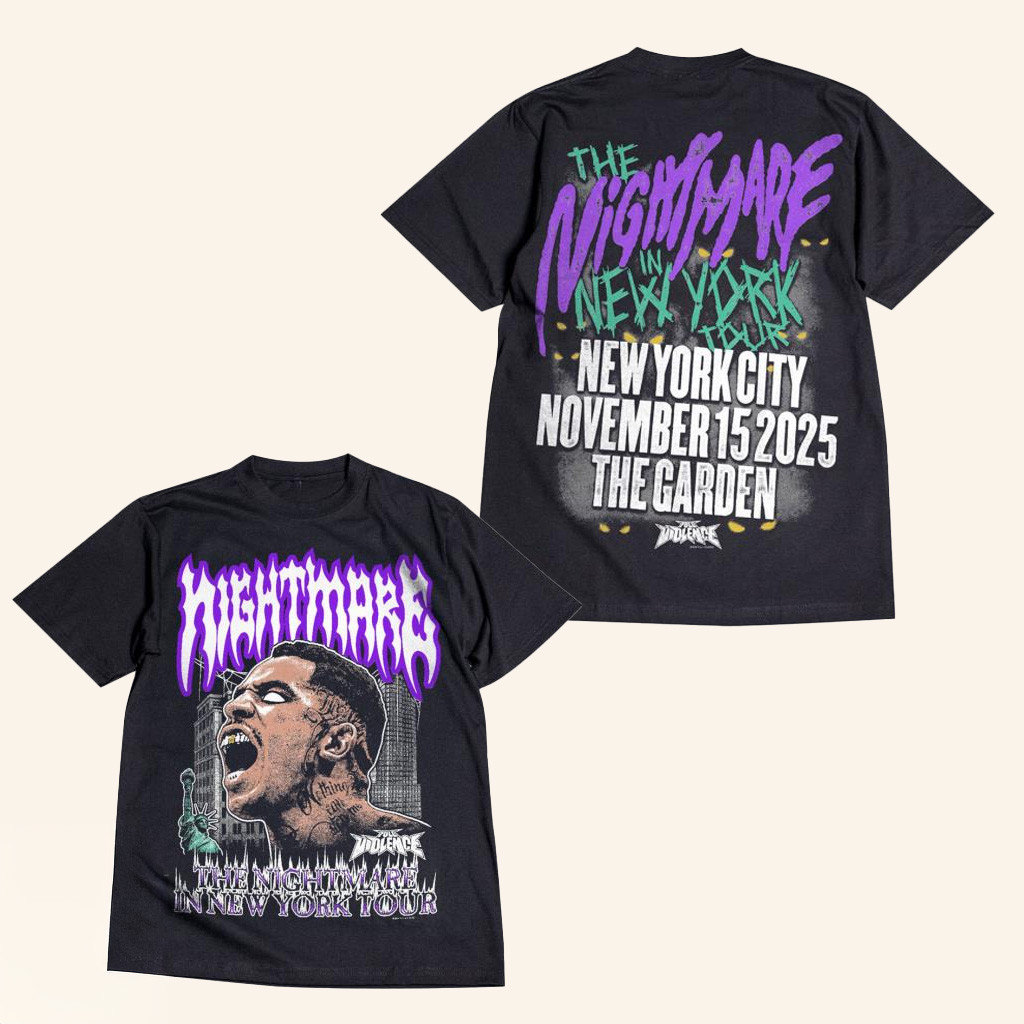 Full Violence Merch Nightmare In New York Tour T-Shirt Christmas Presents For Boyfriend