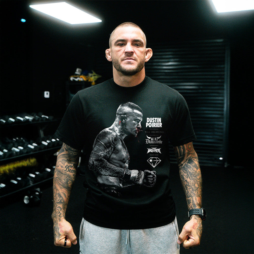 Full Violence X Dustin Poirier Merch Born To Fight T-Shirt Gifts For Fans