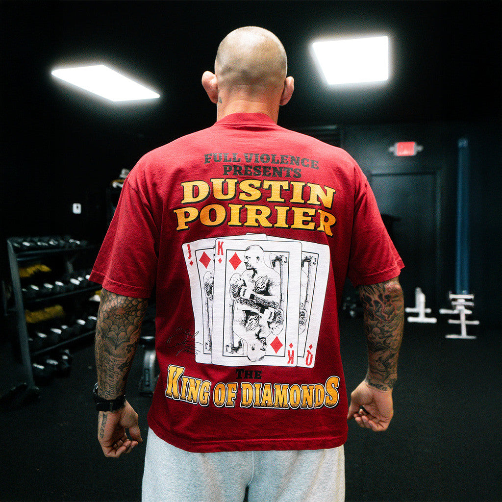 Full Violence X Dustin Poirier Merch King of Diamonds T-Shirt Gift For Dad