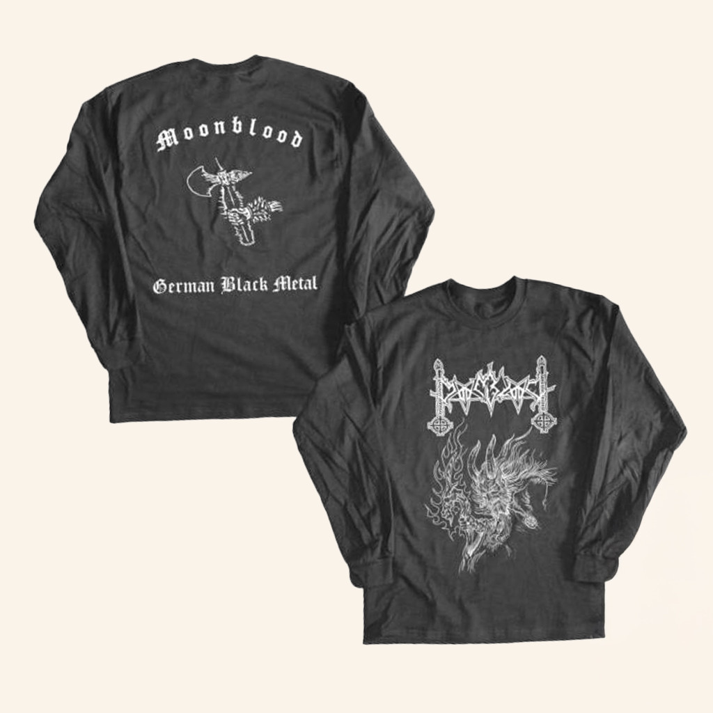 FullMoon Merch Moonblood Taste Our German Steel Long Sleeve T-Shirt Dad Christmas Gifts FullMoon Merch Moonblood Taste Our German Steel Long Sleeve T-Shirt Dad Christmas Gifts