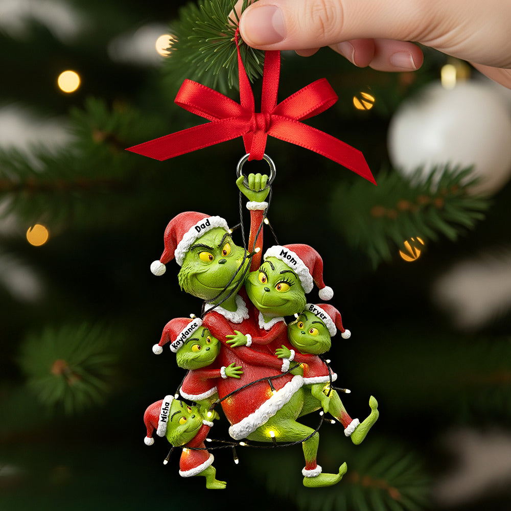 Fun Mischievous Christmas Ornament Personalized Gifts For Family - Xmas Ornament Gift Fun Mischievous Christmas Ornament Personalized Gifts For Family - Xmas Ornament Gift