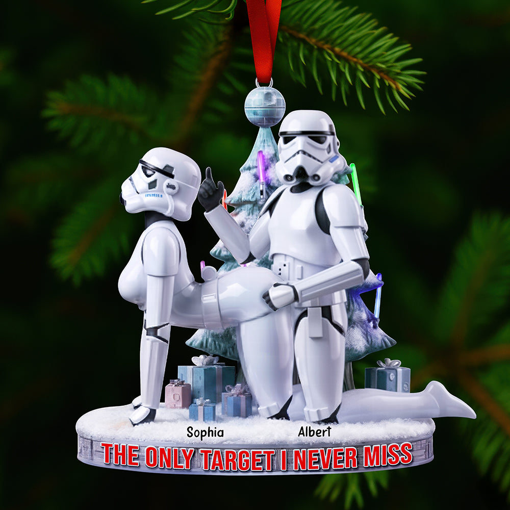 Fun Troop Couple Ornament - Personalized Gifts For Couple - Holiday Tree Decoration Gift