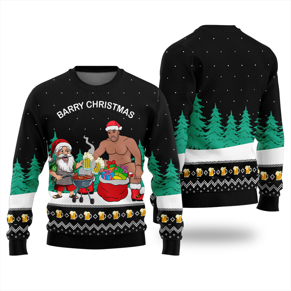 Funny Barry Christmas Ugly Christmas Sweater Perfect Merch Gift for the Christmas Season