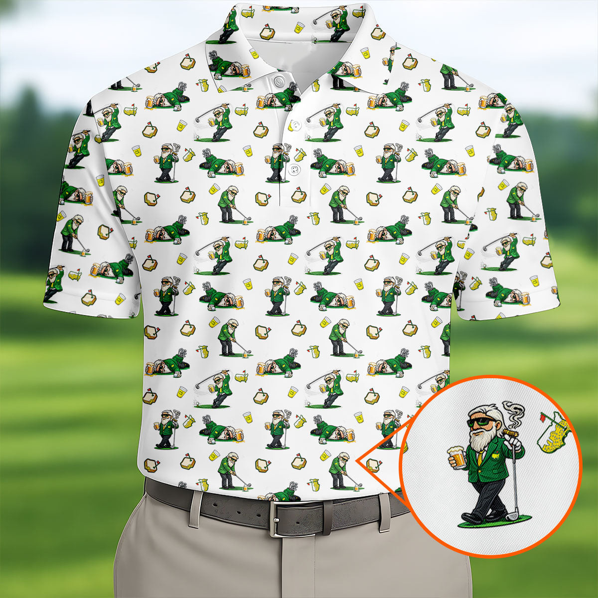 Funny Beer Pimento Cheese Golf Tournament Polo Shirt Unique Golf Shirt Present For Husband