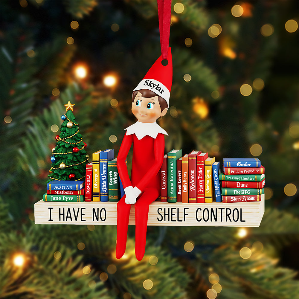 Funny Book Christmas Ornament, Personalized Gifts For Book Lovers - Christmas Ornament Gift Idea