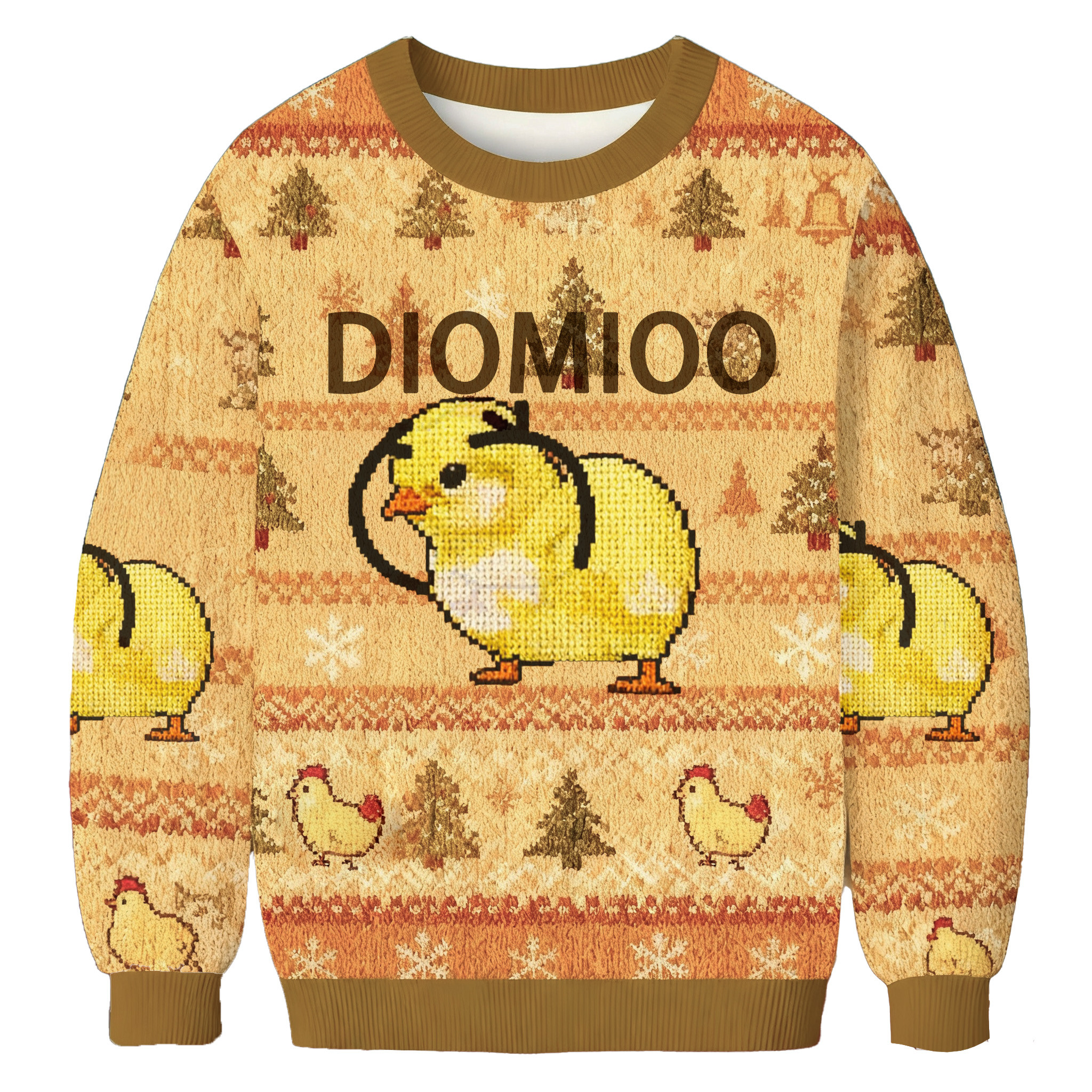 Funny Chicken Diomioo Meme Ugly Sweater Holiday Clothing Chicken Lover Presents