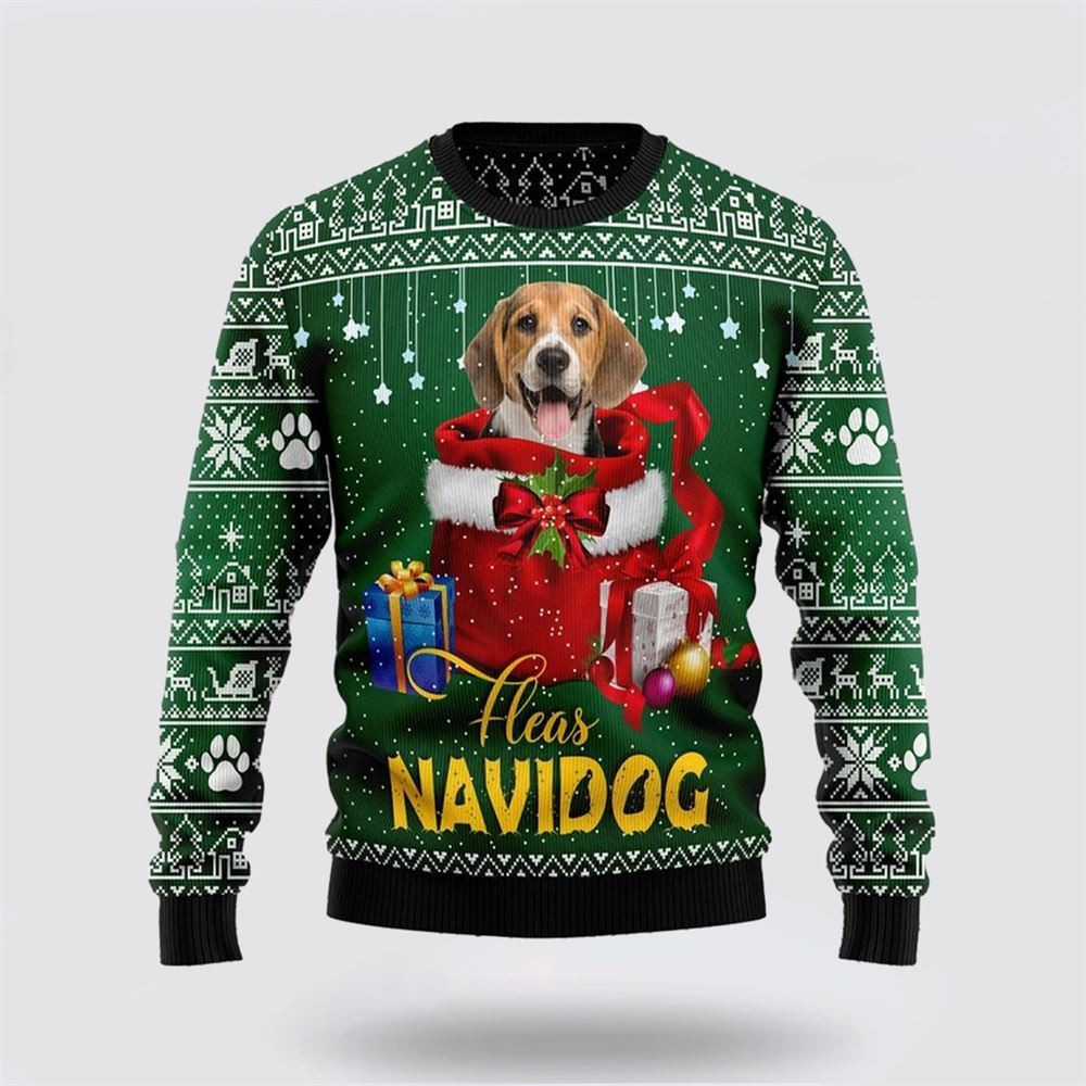 Funny Christmas Gift Beagle Ugly Christmas Sweater Christmas Gift For Dog Love