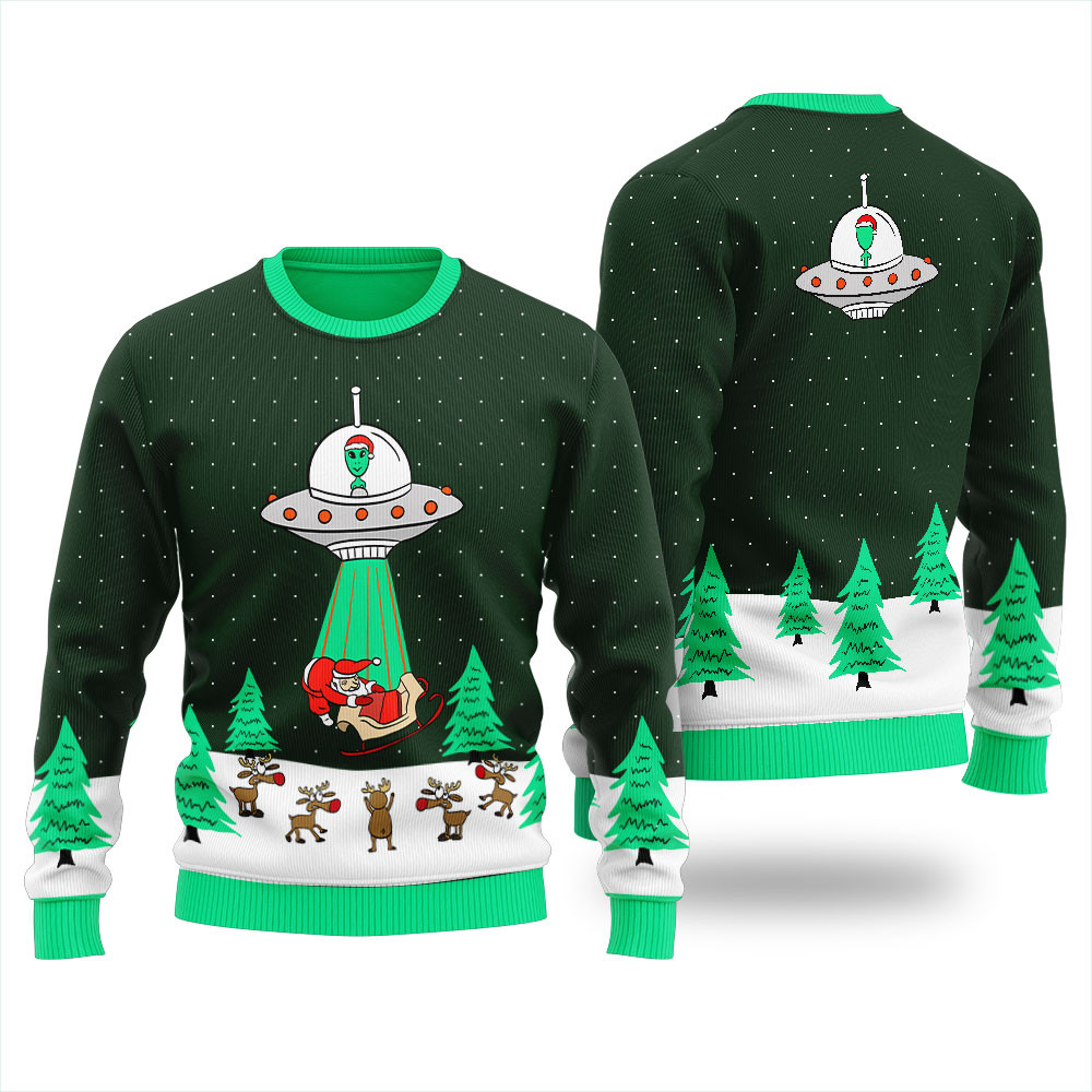 Funny Christmas Is Cancelled Alien Mens Ugly Christmas Sweater Meaningful Holiday Gift Merch to Show You Care