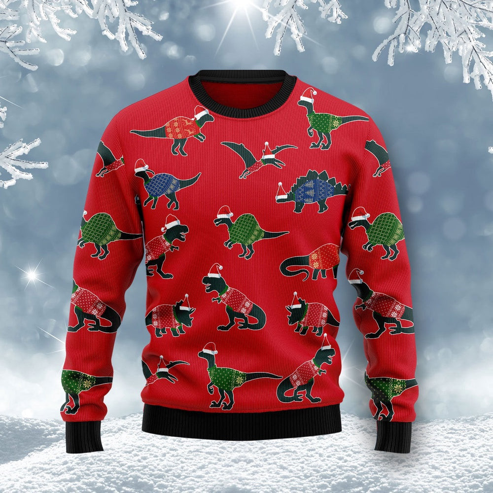 Funny Christmas Sweater Amazing Dinosaur Christmas Ugly Christmas Sweater Xmas Gifts