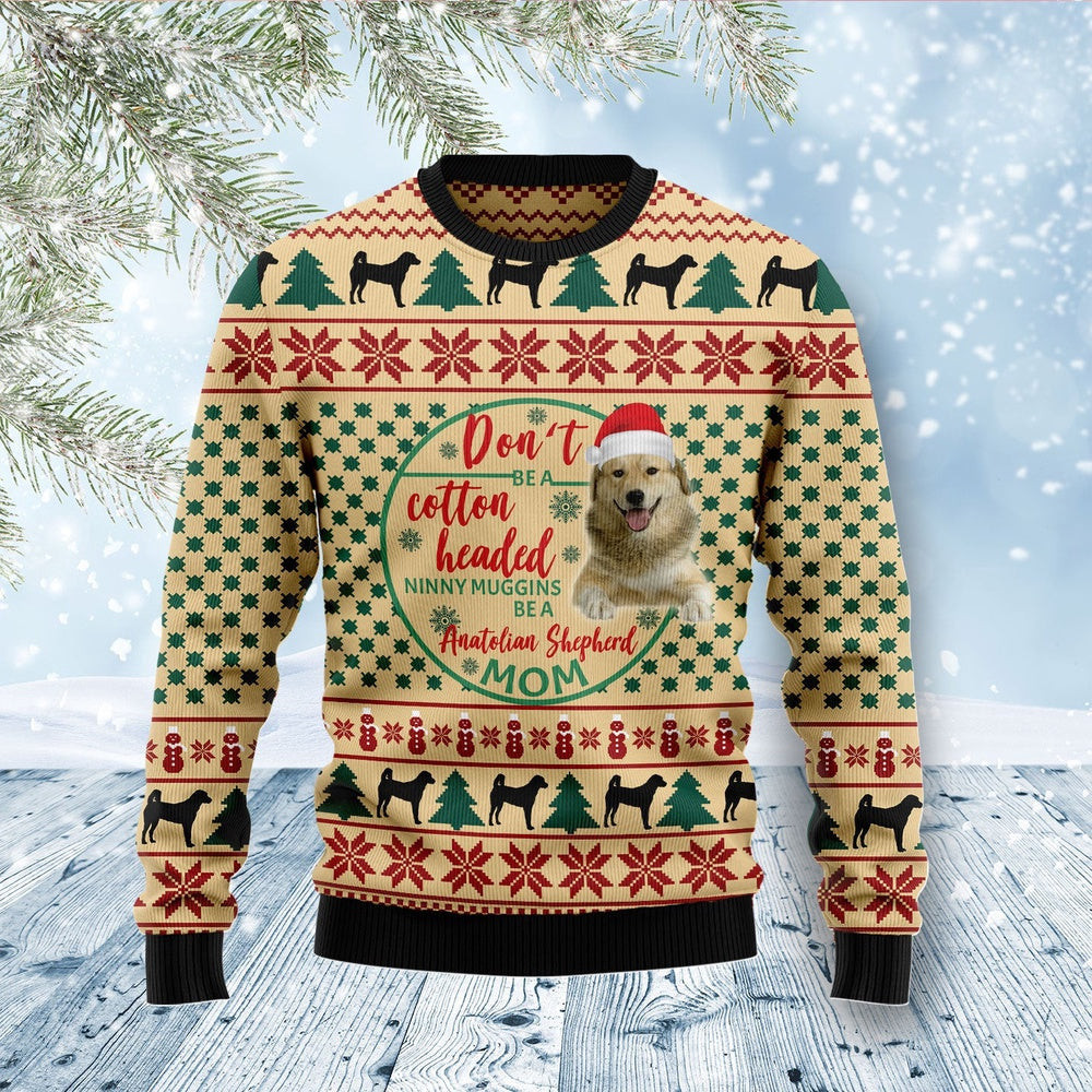 Funny Christmas Sweater Anatolian Shepherd Mom Ugly Christmas Sweater Xmas Gifts