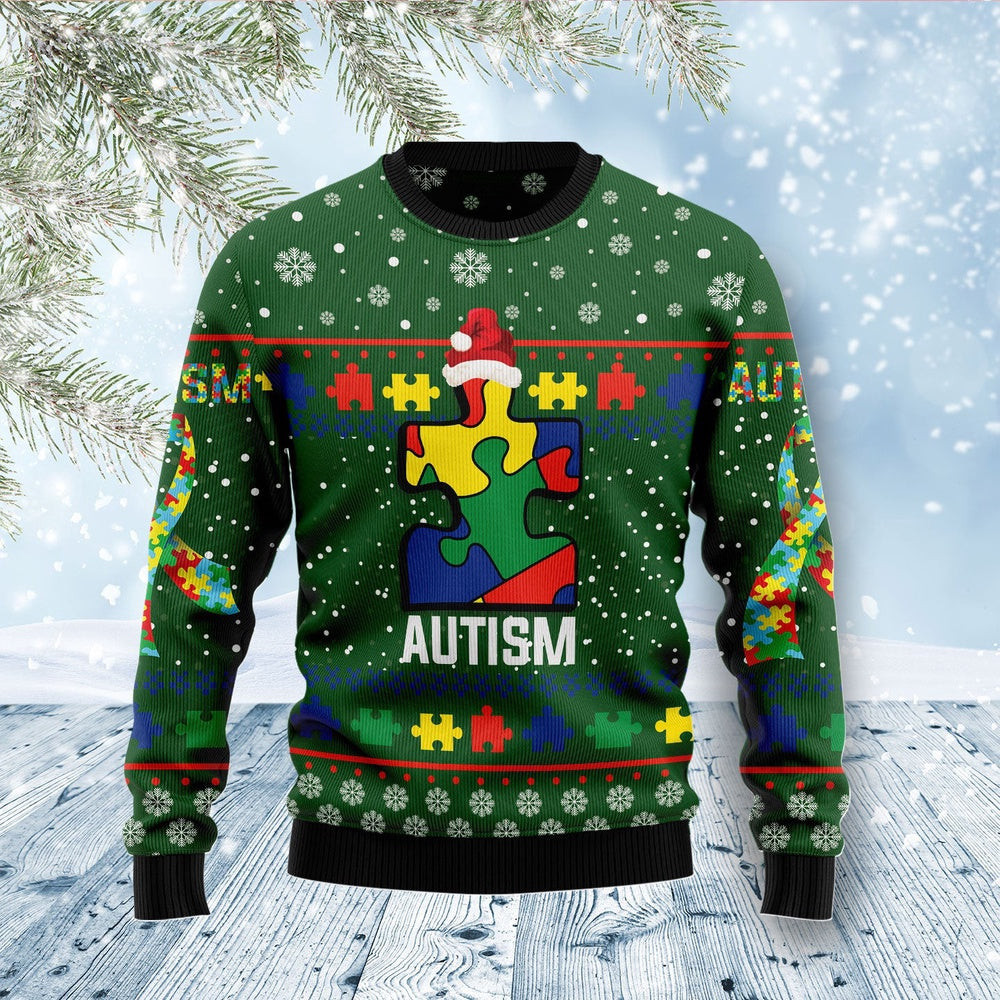 Funny Christmas Sweater Autism Ugly Christmas Sweater Best Secret Santa Gifts