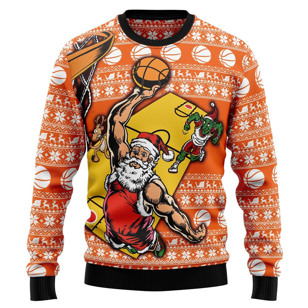 Funny Christmas Sweater Basketball Ugly Christmas Sweater Best Secret Santa Gifts
