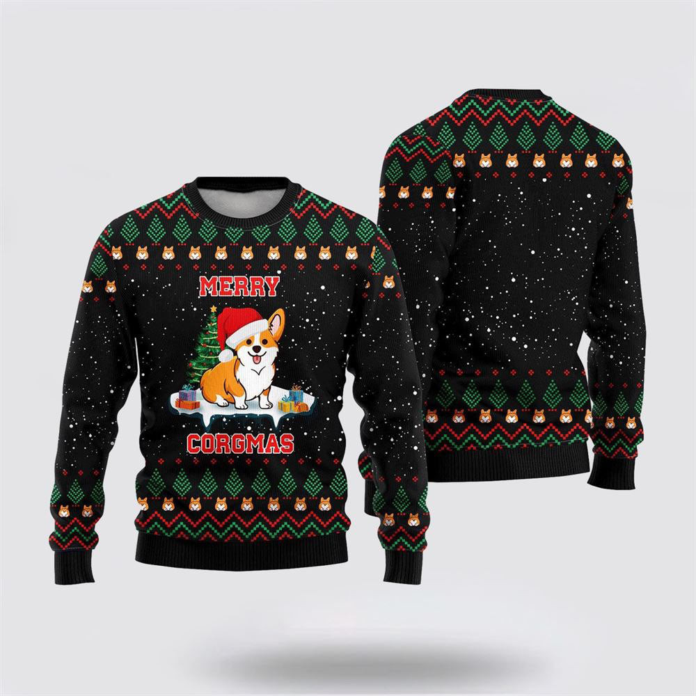 Funny Corgi Dog Merry Corgmas Ugly Christmas Sweater Christmas Gift For Dog Love