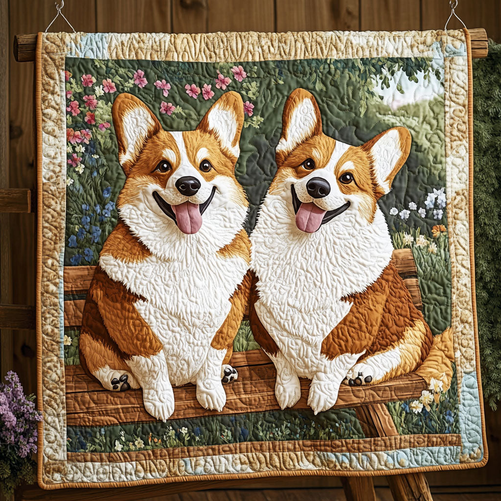 Funny Corgi Dogs Quilt Blanket Warm Throw Blanket Funny Present Ideas For Corgi Lovers