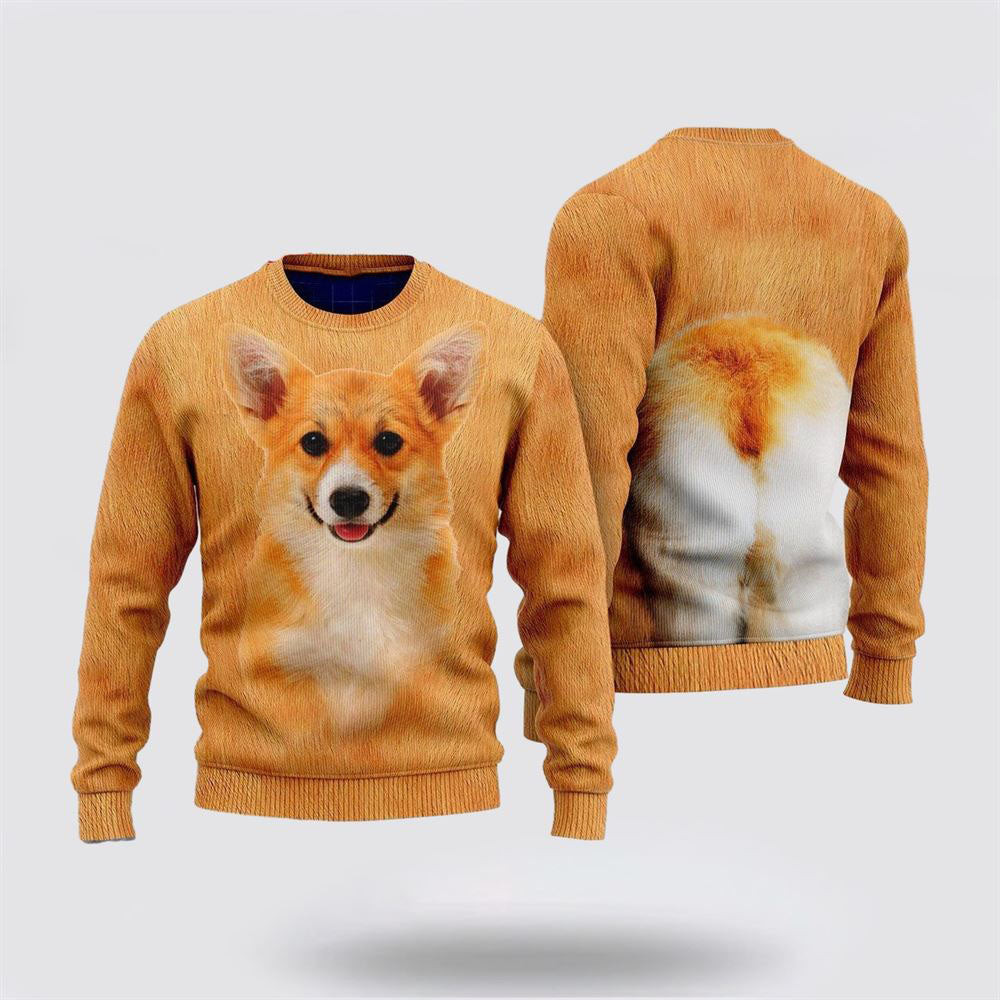 Funny Corgi Ugly Christmas Sweater Christmas Gift For Dog Love