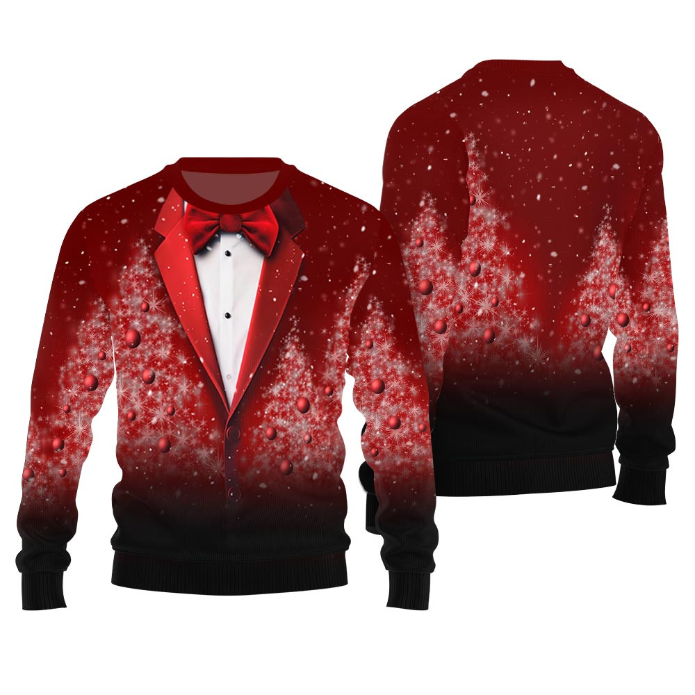 Funny Costume Men Ugly Christmas Sweater Warm Winter Merch Gift for Someone You Love