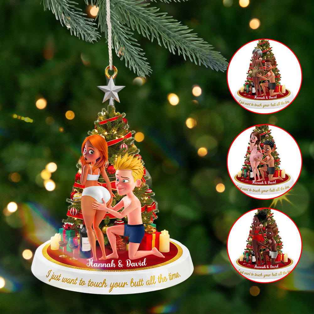 Funny Couple Christmas Ornament Personalized Gifts For Couple - Xmas Home Decoration Gift Funny Couple Christmas Ornament Personalized Gifts For Couple - Xmas Home Decoration Gift