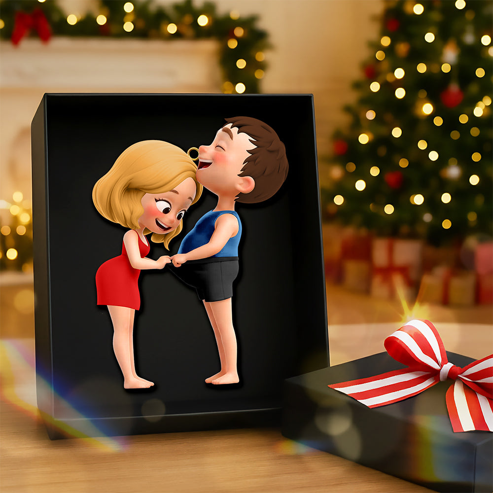 Funny Couple Ornament - Personalized Gifts For Couple - Family Christmas Ornament Gift