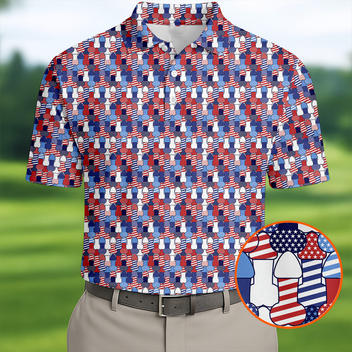 Funny Dirty Patriotic Golf Polo Shirt Mens Polo Golf Shirts Hilarious Golf Gifts