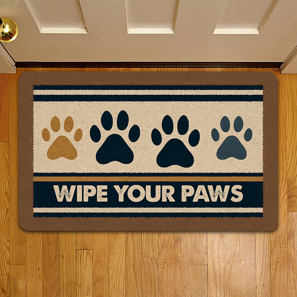 Funny Dog Doormat Wipe Your Paws Doormat Gift For Dog Lovers Home Decor Housewarming Gift Dog Welcome Mat