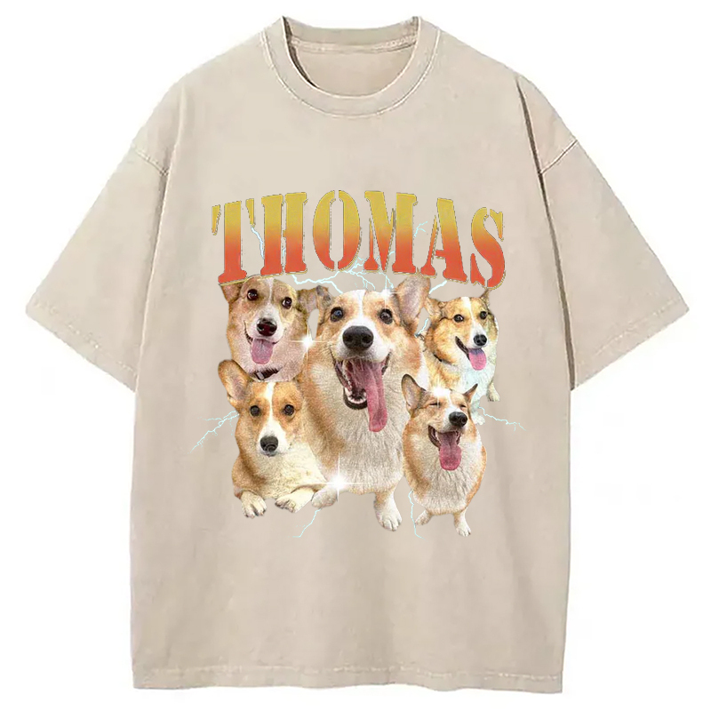 Funny Dog Meme Washed T-Shirt Funny Quote Unisex Shirt Gifts For Sister