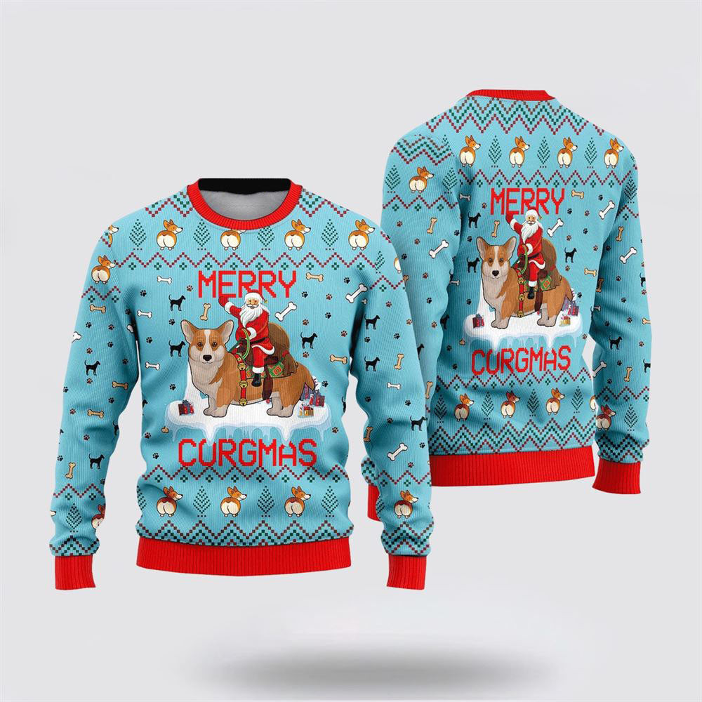 Funny Dog Merry Corgmas Ugly Christmas Sweater Christmas Gift For Dog Love