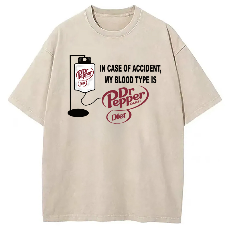 Funny Dr Pepper Washed T-Shirt Retro Humor Outfit Idea Gifts For Her