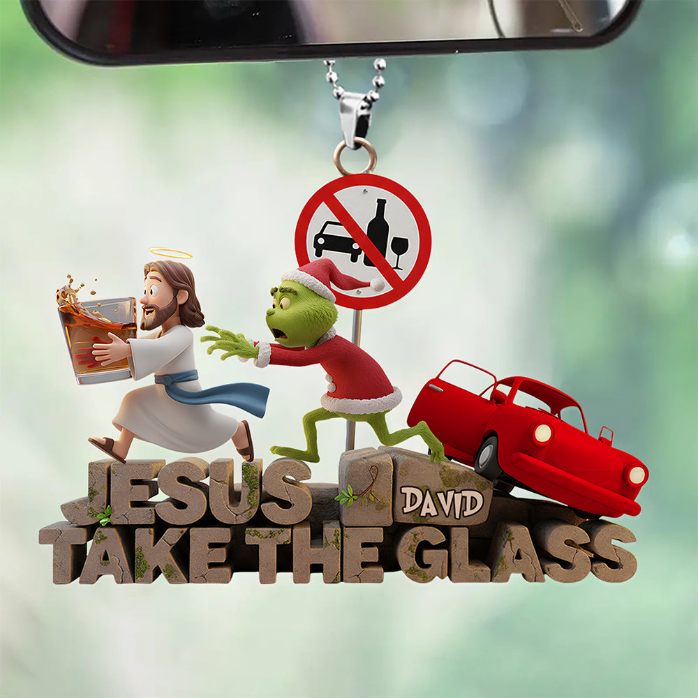 Funny Drive Save Car Ornament - Personalized Gifts For Christmas - Xmas Home Decoration Gift