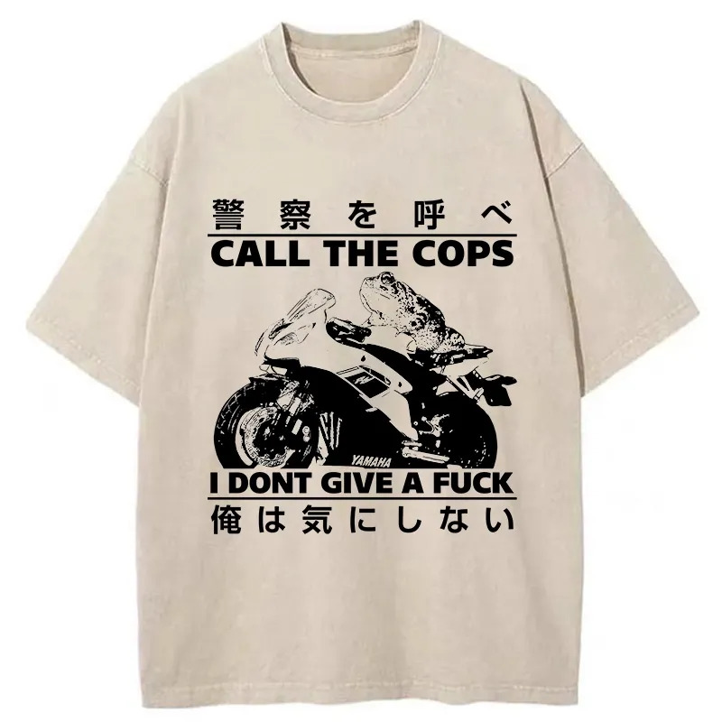 Funny Frog Riding A Motorcycle Washed T-Shirt Funny Aesthetic Trendy Apparel Gifts For Sister Funny Frog Riding A Motorcycle Washed T-Shirt Funny Aesthetic Trendy Apparel Gifts For Sister