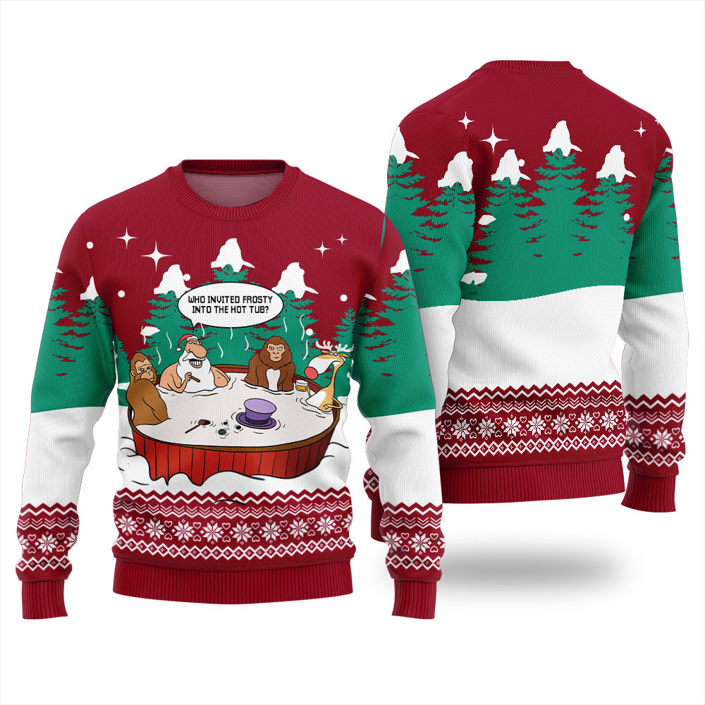 Funny Frosty Ugly Christmas Sweater Holiday Gift Merch That Everyone Will Adore