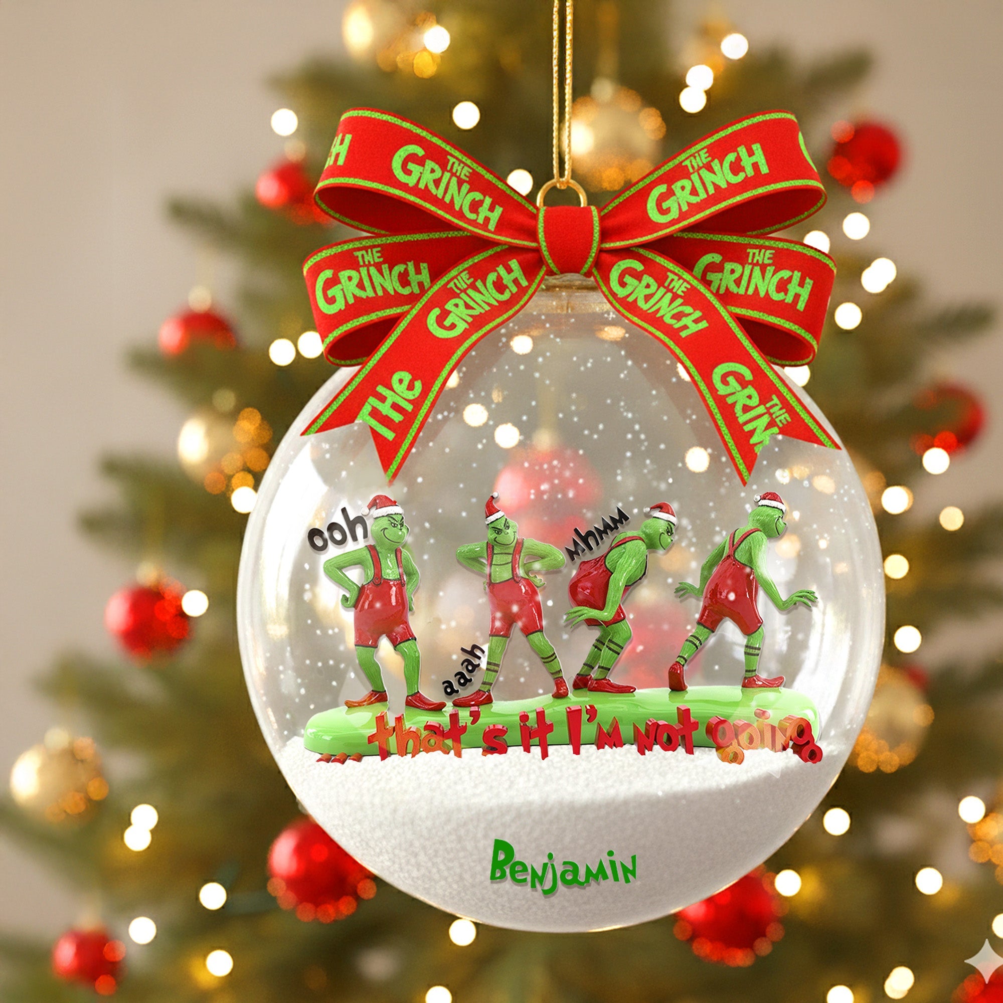 Funny Grumpy Anti-Social Christmas Ornament, Personalized Gifts For Movie Fans - Family Christmas Ornament Gift Funny Grumpy Anti-Social Christmas Ornament, Personalized Gifts For Movie Fans - Family Christmas Ornament Gift