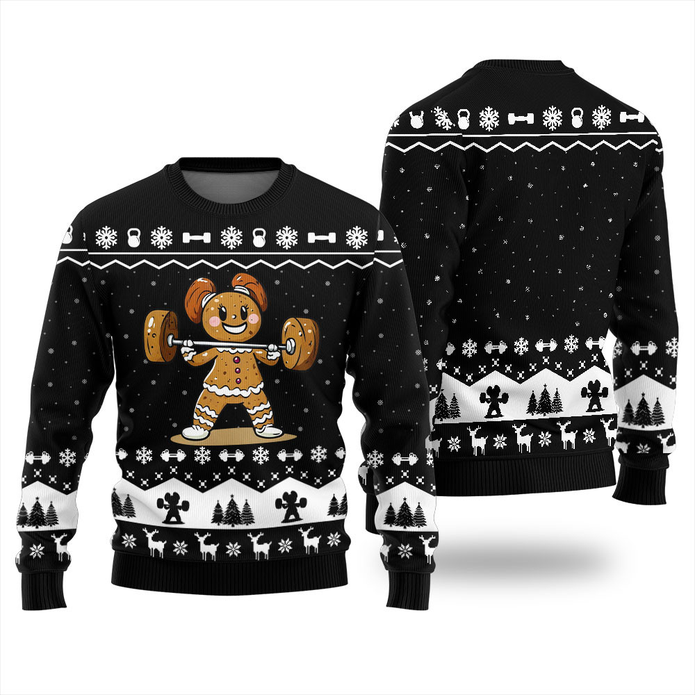 Funny Gym Ugly Christmas Sweater Meaningful Holiday Gift Merch to Show You Care