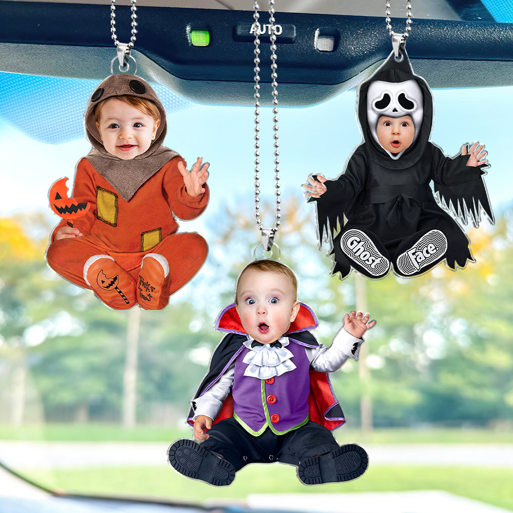 Funny Halloween Custom Face For Kids - Christmas Ornament Gift Idea
