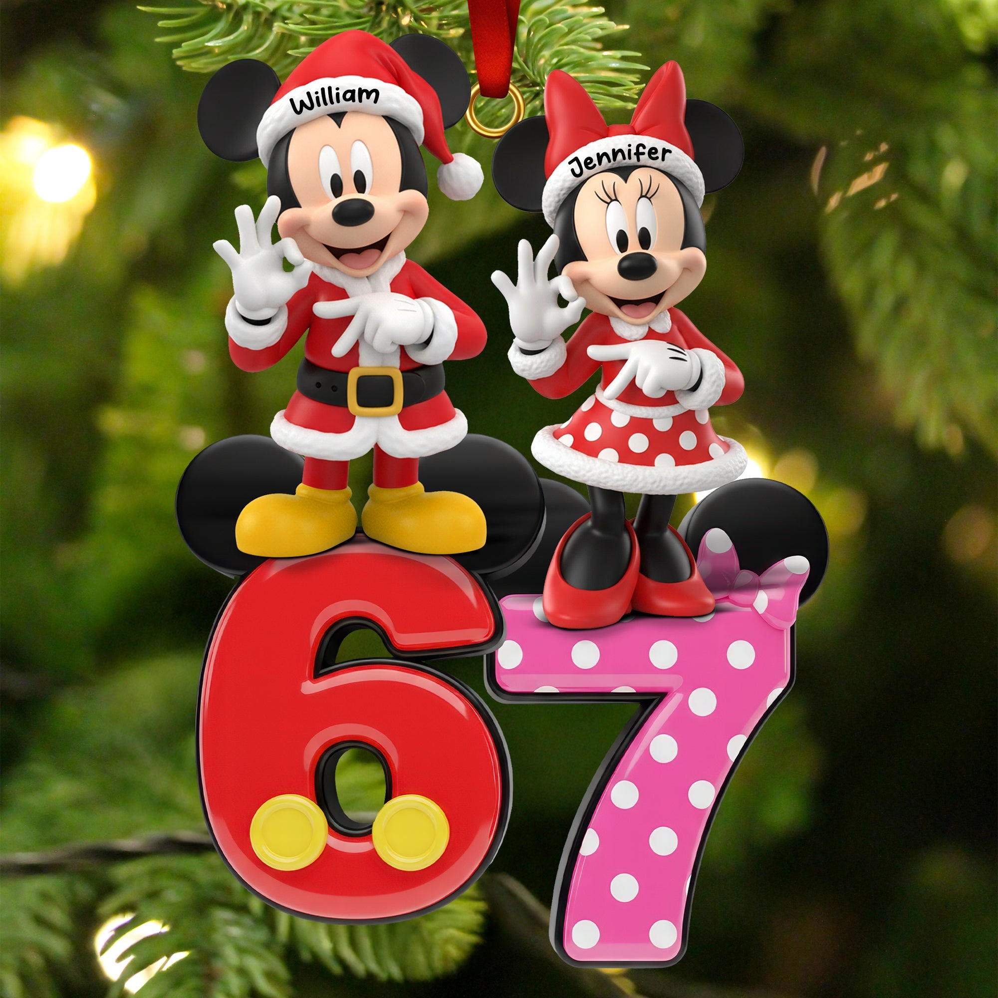 Funny Holiday Acrylic Ornament - Personalized Gifts For Couple - Holiday Season Gift Idea Funny Holiday Acrylic Ornament - Personalized Gifts For Couple - Holiday Season Gift Idea