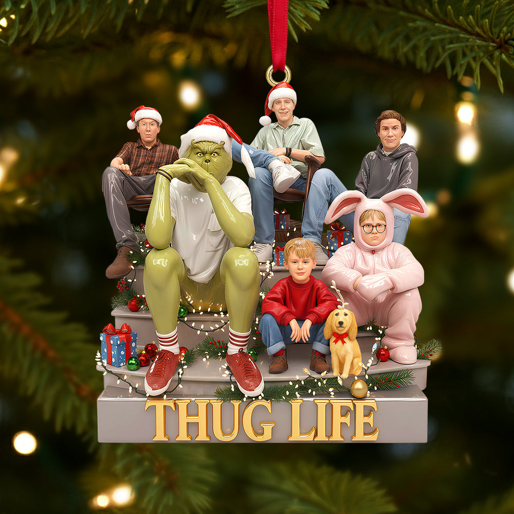 Funny Holiday Squad Ornament - Personalized Gift For Christmas - Holiday Season Gift Idea