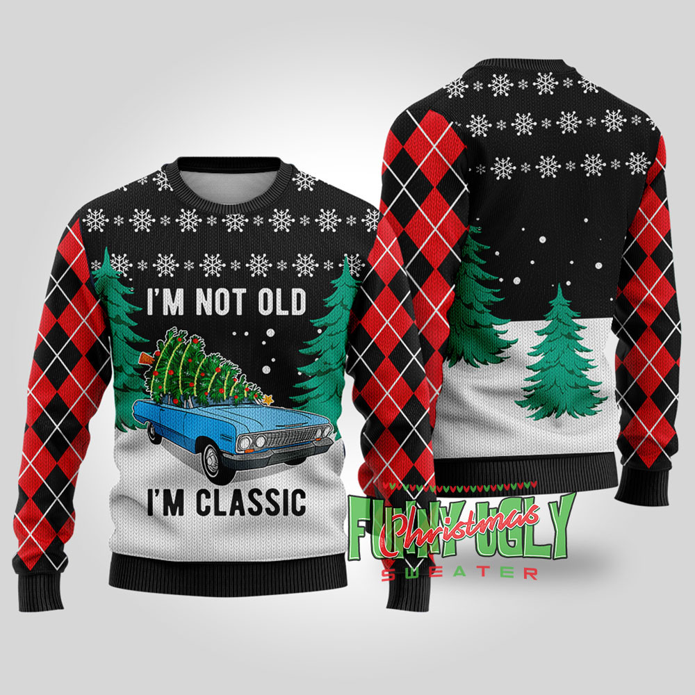 Funny I Am Classic Ugly Christmas Sweater Black Thoughtful Winter Gift Merch for Special Moments