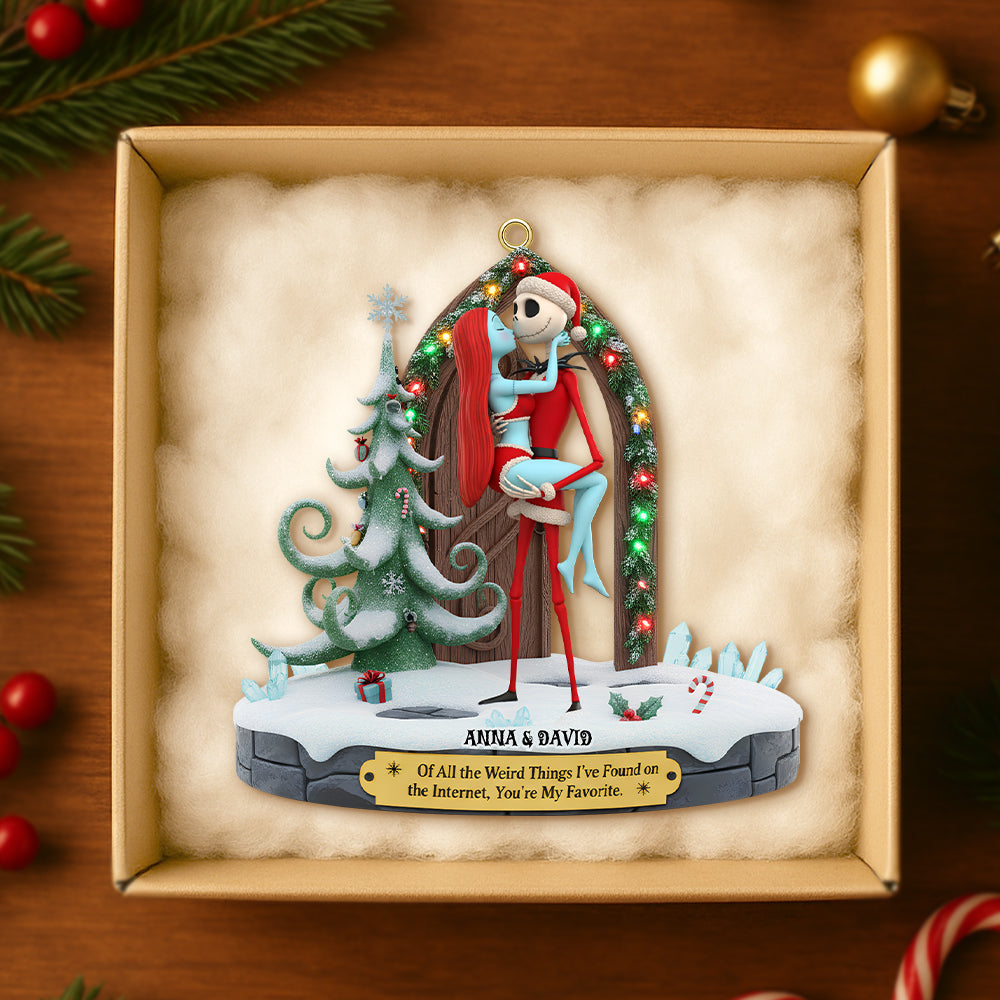 Funny Internet Couple Personalized Gifts For Couple Christmas Ornament - Xmas Home Decoration Gift