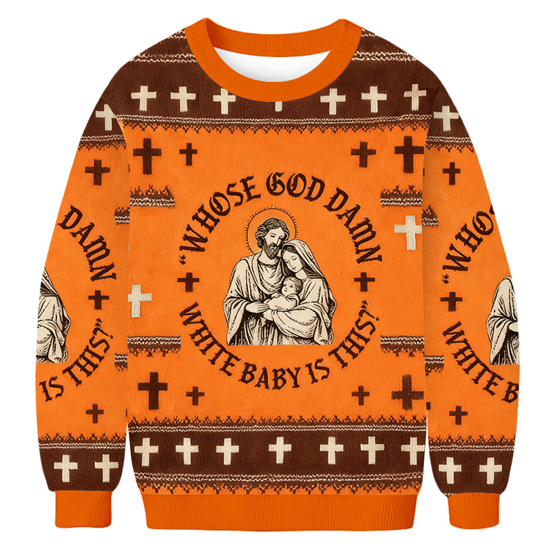 Funny Jesus Meme Ugly Sweater Christian Themed Christmas Clothing Christian Xmas Gift