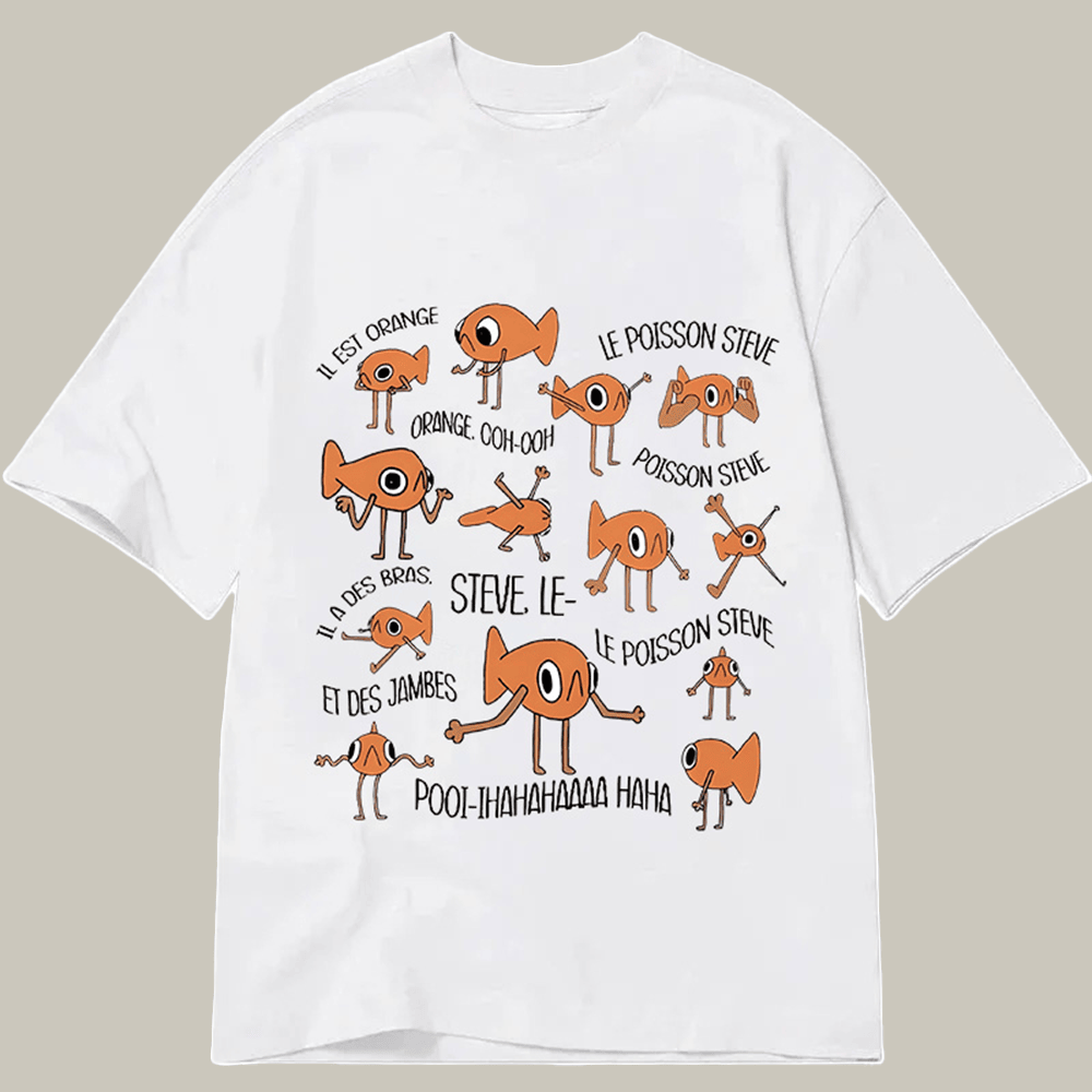 Funny Le Poisson Steve Classic T-Shirt Meme Shirt Funny Art Design Gifts For Meme Enthusiasts