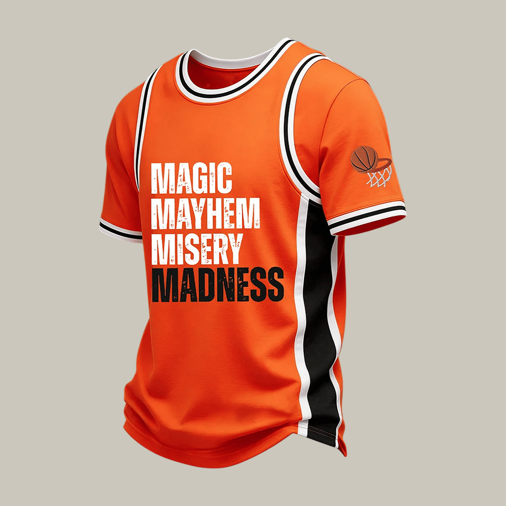 Funny March Madness Basketball T-Shirt Basketball Clothes Unique Gift For Husband