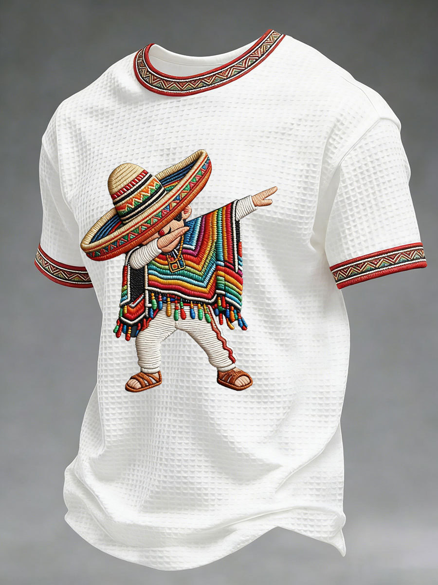 Funny Mexican Dabbing T-Shirt Cinco De Mayo Clothing Best Gift For Dad