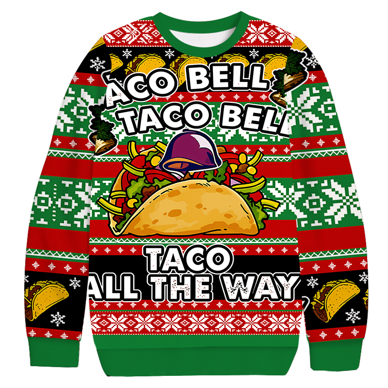Funny Mexican Food Christmas Ugly Sweatshirt Funny Christmas Holiday Sweater Gift Ideas Funny Mexican Food Christmas Ugly Sweatshirt Funny Christmas Holiday Sweater Gift Ideas