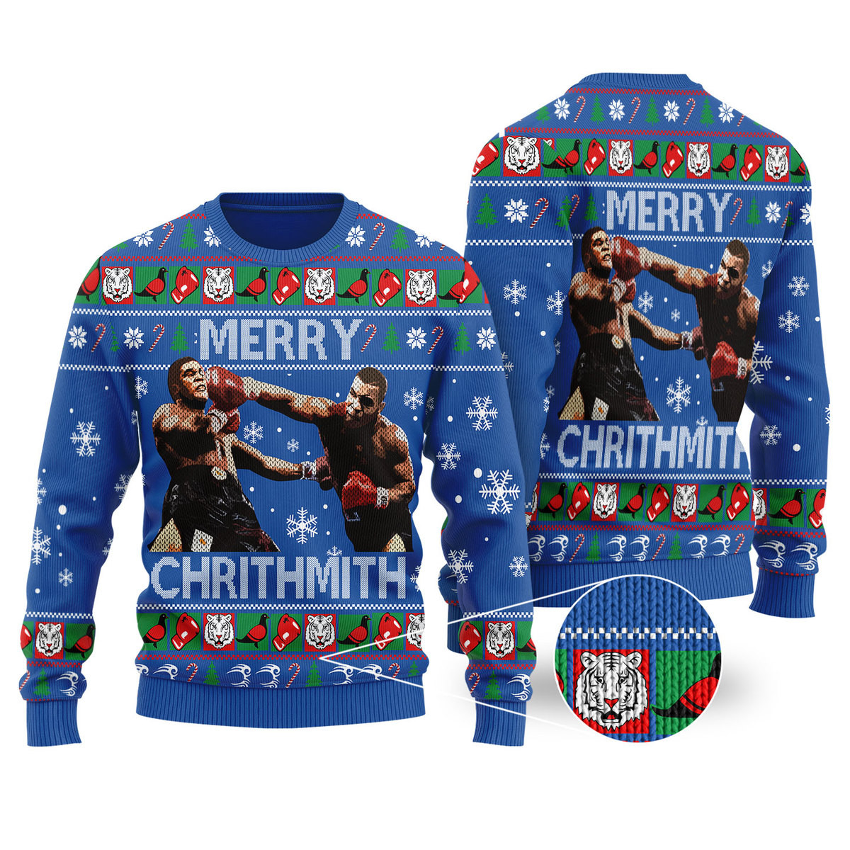 Funny Mike Tyson Christmas Sweater Royal Holiday Merch That Makes a Perfect Christmas Gift