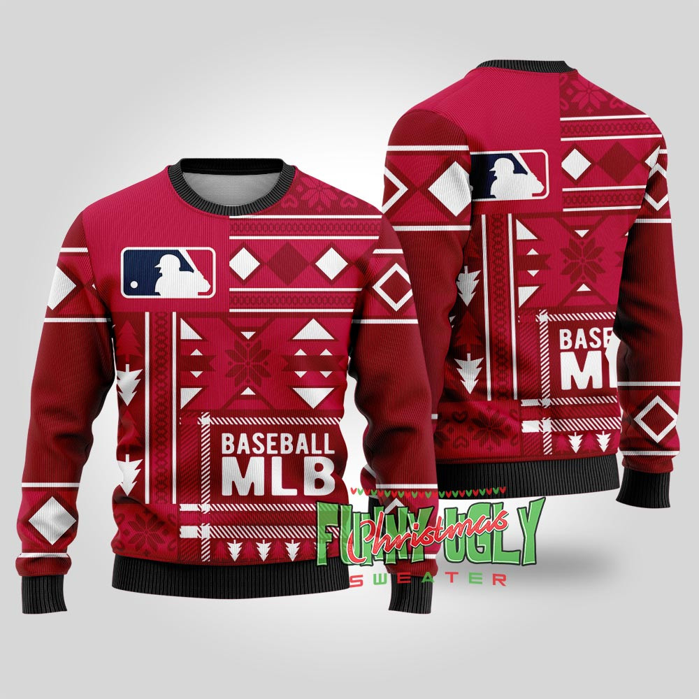 Funny Mlb Baseball Christmas Sweater Cardinal Red Seasonal Gift Merch for Cozy Christmas Vibes