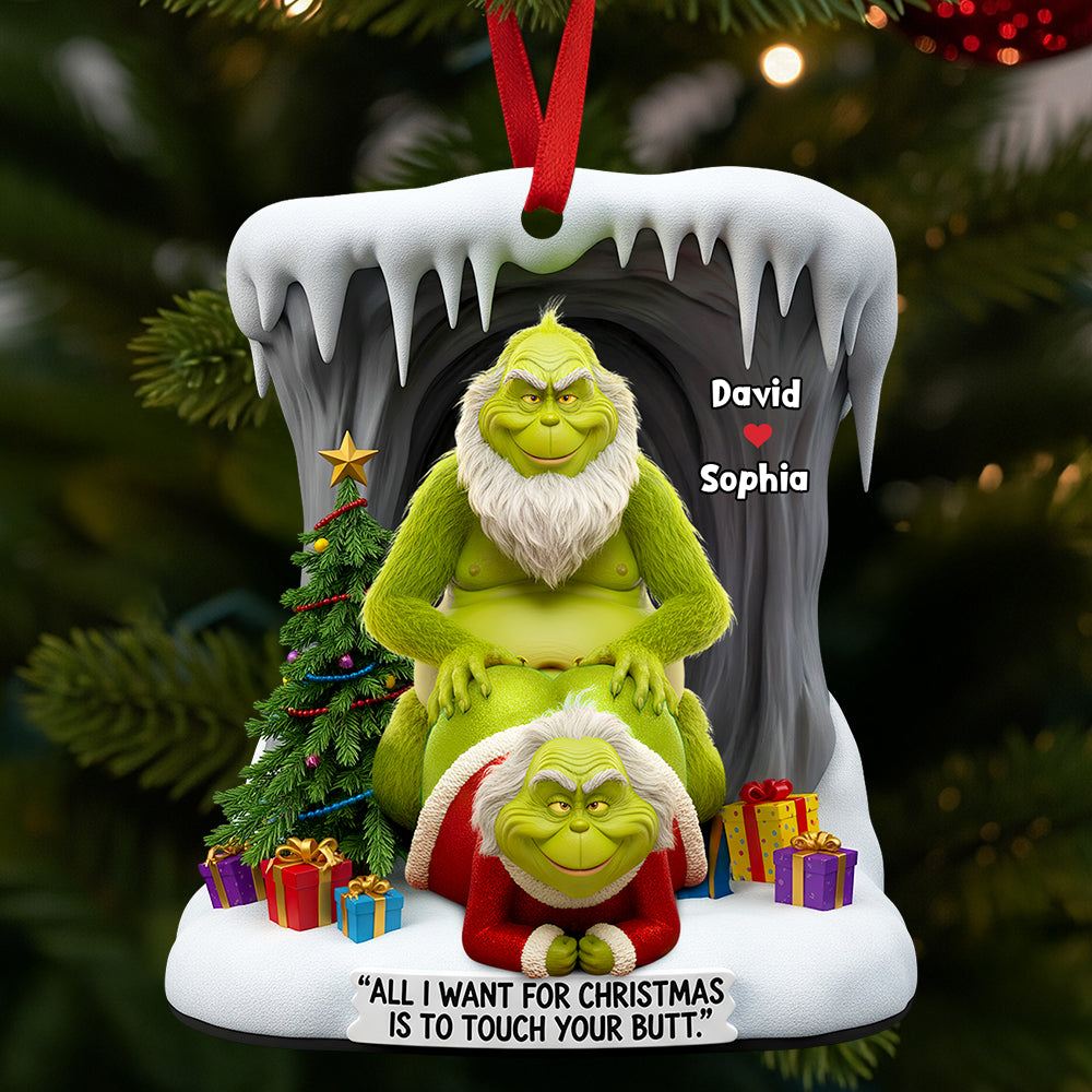 Funny Old Couple Christmas Ornament Personalized Gifts For Couple - Xmas Home Decoration Gift
