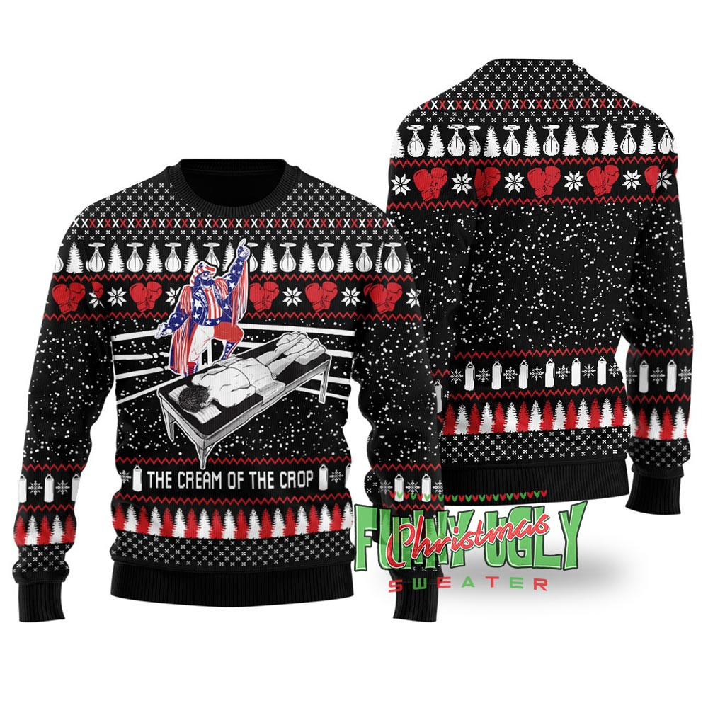 Funny Randy Savage Christmas Sweater Black Trendy Winter Sweatshirt for Cozy Moments