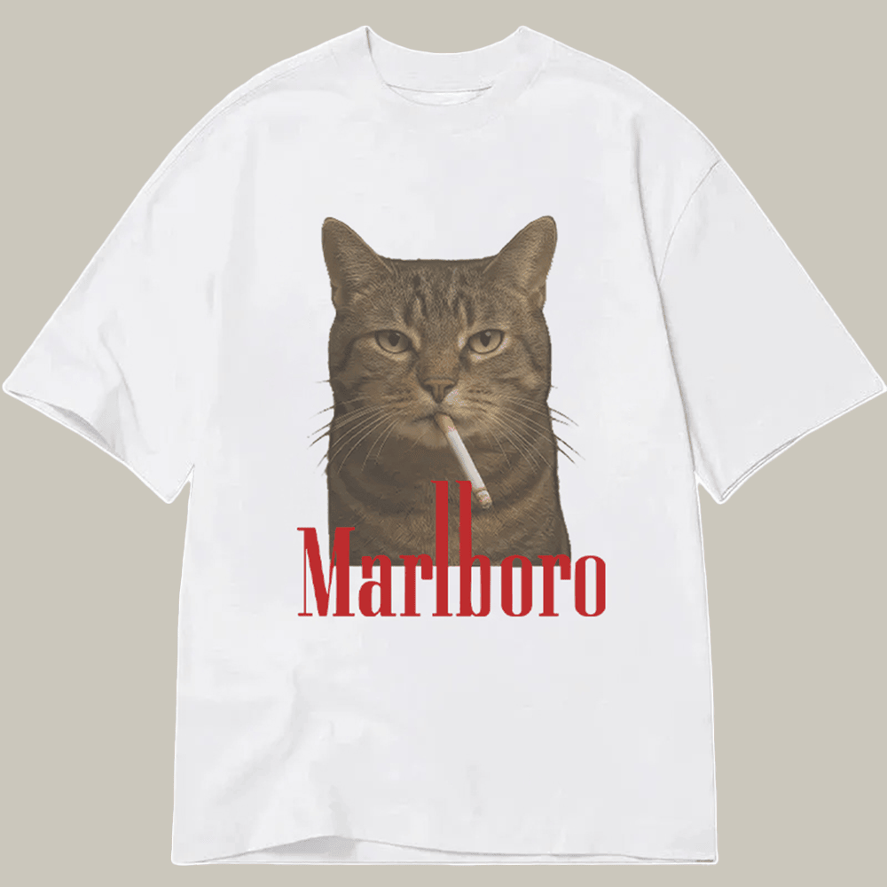 Funny Realistic Cat Meme Classic T-Shirt Cat Themed Meme Merch Gifts For Meme Enthusiasts